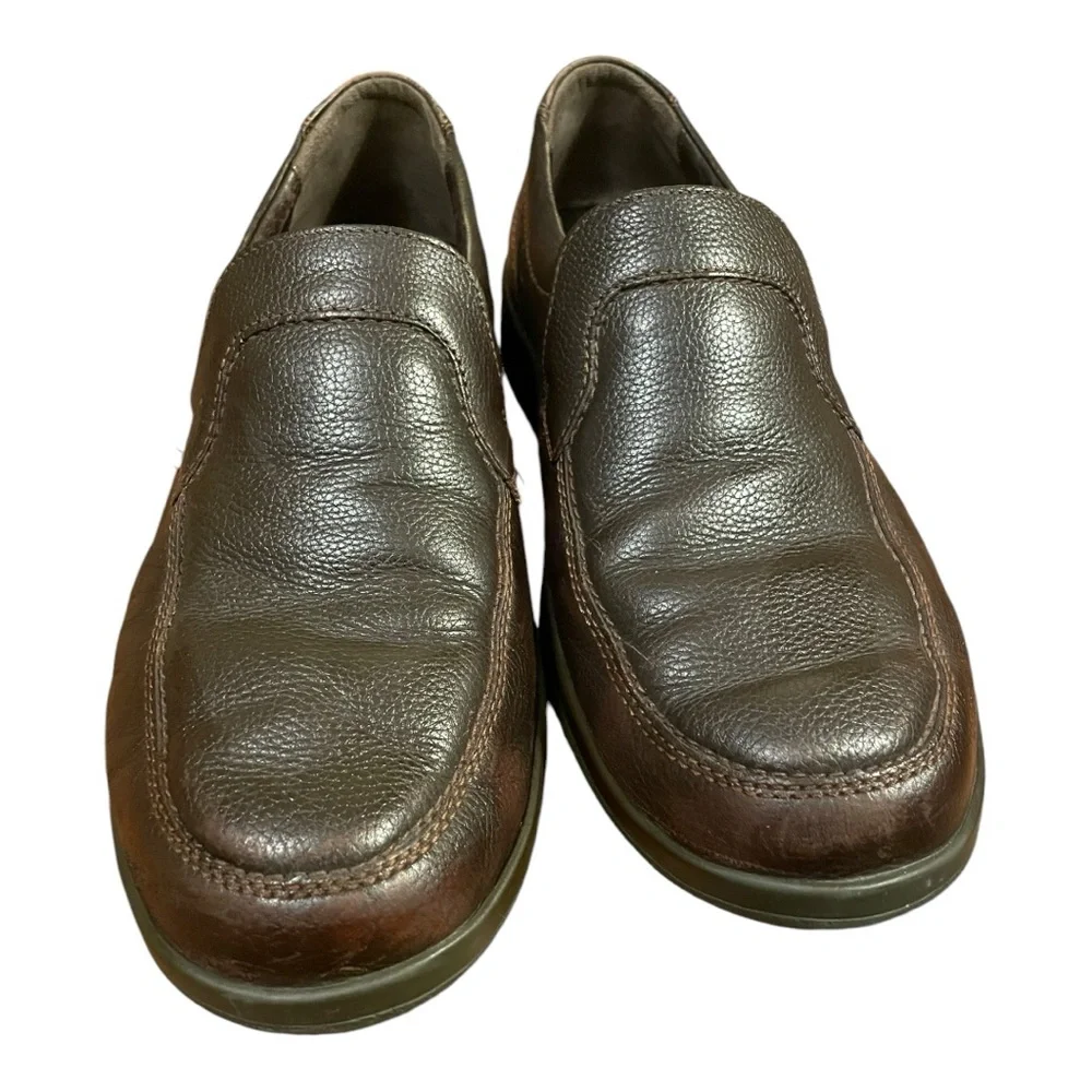 Mephisto Mens Mallory Loafer Brown Leather Slip On Size 11